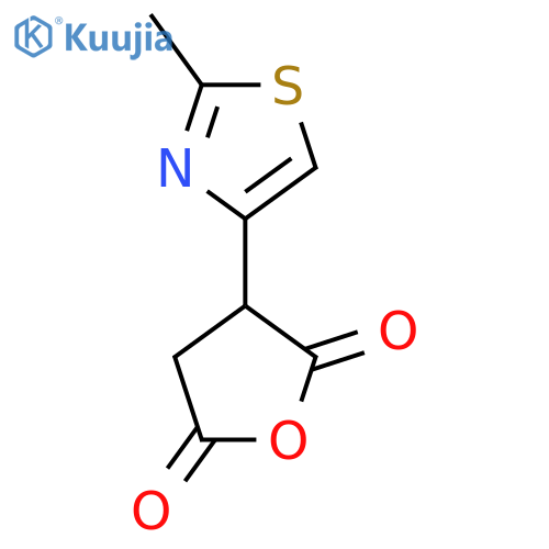 3-(2-methyl-1,3-thiazol-4-yl)oxolane-2,5-dione structure