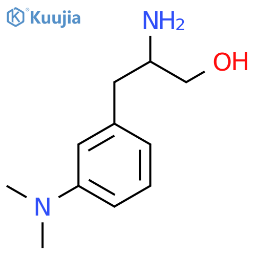 2-amino-3-3-(dimethylamino)phenylpropan-1-ol structure