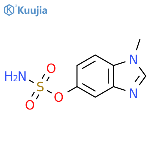 1-methyl-1H-1,3-benzodiazol-5-yl sulfamate structure