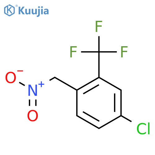 4-chloro-1-(nitromethyl)-2-(trifluoromethyl)benzene structure