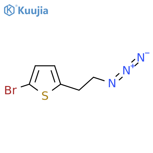 2-(2-azidoethyl)-5-bromothiophene structure