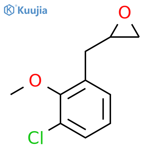 2-(3-chloro-2-methoxyphenyl)methyloxirane structure