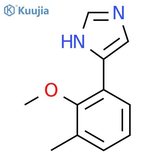 4-(2-methoxy-3-methylphenyl)-1H-imidazole structure