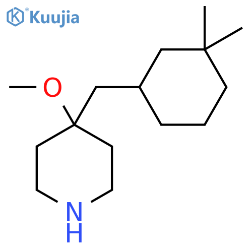 4-(3,3-dimethylcyclohexyl)methyl-4-methoxypiperidine structure