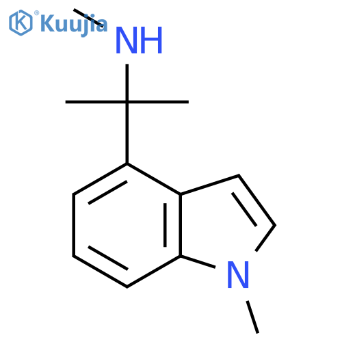 methyl2-(1-methyl-1H-indol-4-yl)propan-2-ylamine structure