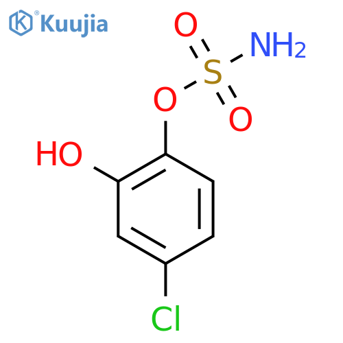 4-chloro-2-hydroxyphenyl sulfamate structure