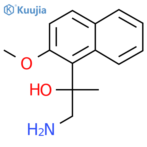1-Amino-2-(2-methoxynaphthalen-1-yl)propan-2-ol structure