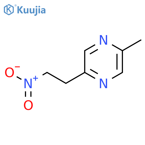 2-methyl-5-(2-nitroethyl)pyrazine structure