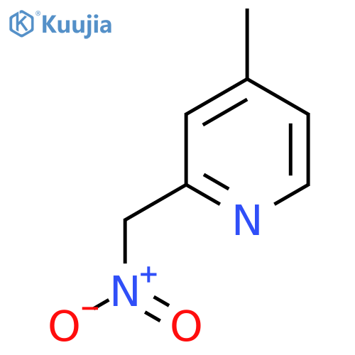 4-methyl-2-(nitromethyl)pyridine structure
