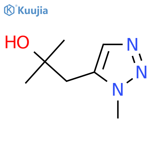 2-methyl-1-(1-methyl-1H-1,2,3-triazol-5-yl)propan-2-ol structure