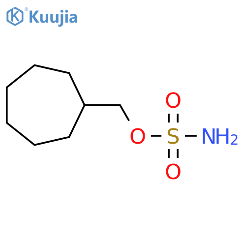 cycloheptylmethyl sulfamate structure