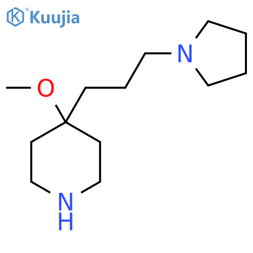 4-methoxy-4-3-(pyrrolidin-1-yl)propylpiperidine structure