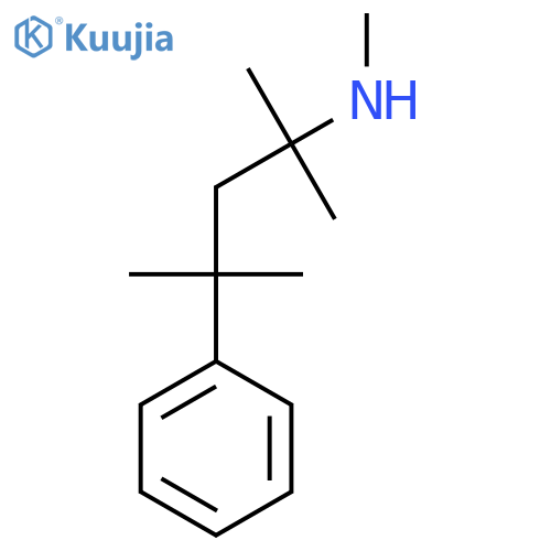 (2,4-dimethyl-4-phenylpentan-2-yl)(methyl)amine structure