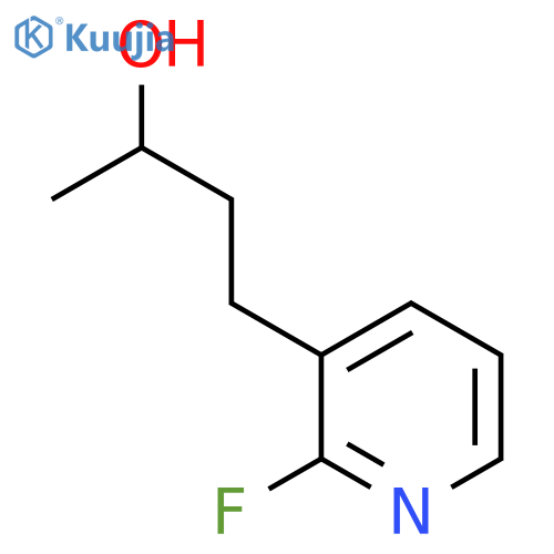 4-(2-fluoropyridin-3-yl)butan-2-ol structure