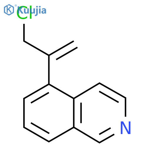5-(3-chloroprop-1-en-2-yl)isoquinoline structure