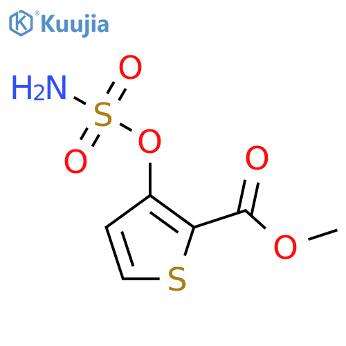 Methyl 3-(sulfamoyloxy)thiophene-2-carboxylate structure