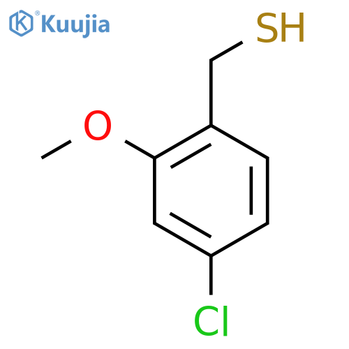 (4-chloro-2-methoxyphenyl)methanethiol structure
