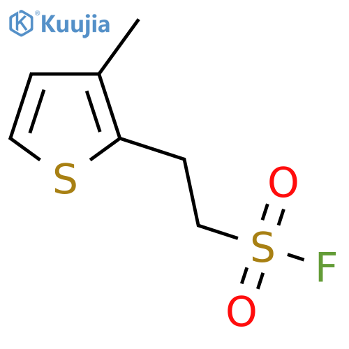 2-(3-methylthiophen-2-yl)ethane-1-sulfonyl fluoride structure