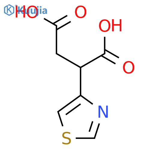 2-(1,3-thiazol-4-yl)butanedioic acid structure