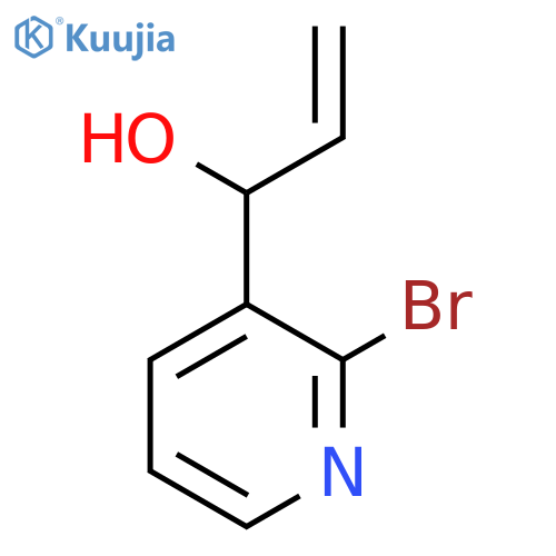 1-(2-bromopyridin-3-yl)prop-2-en-1-ol structure