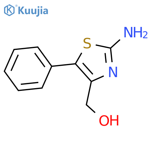 (2-amino-5-phenyl-1,3-thiazol-4-yl)methanol structure