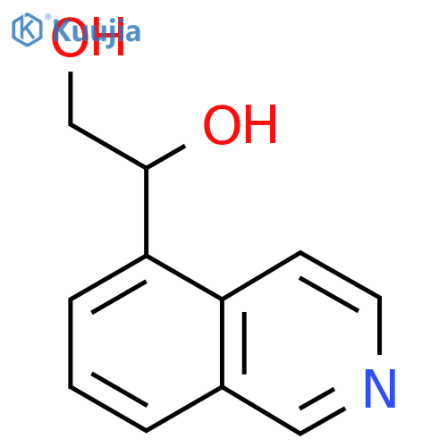1-(isoquinolin-5-yl)ethane-1,2-diol structure