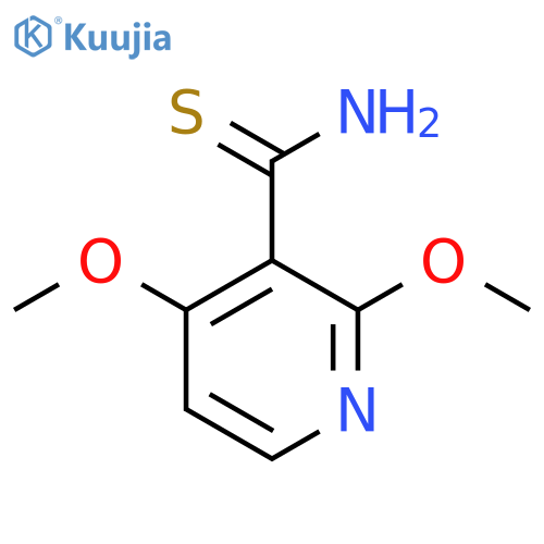 2,4-dimethoxypyridine-3-carbothioamide structure