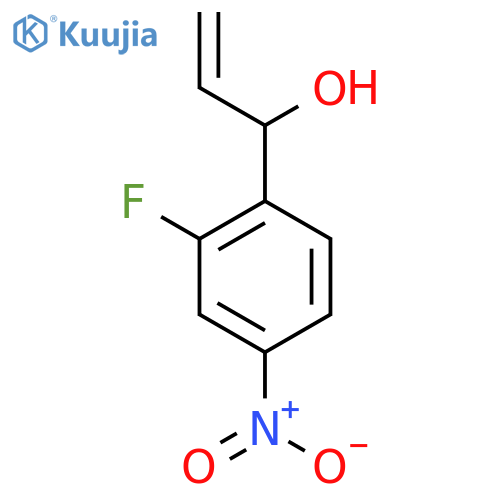 1-(2-fluoro-4-nitrophenyl)prop-2-en-1-ol structure