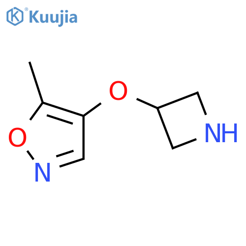 4-(azetidin-3-yloxy)-5-methyl-1,2-oxazole structure
