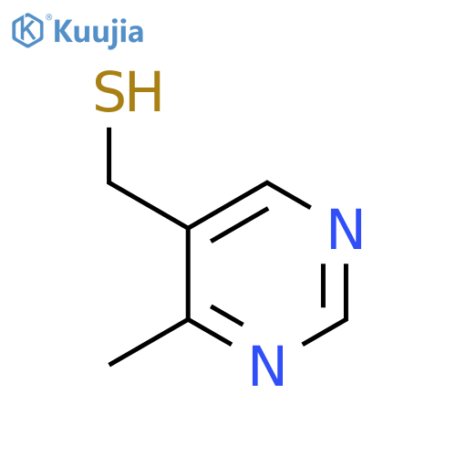 (4-Methylpyrimidin-5-yl)methanethiol structure