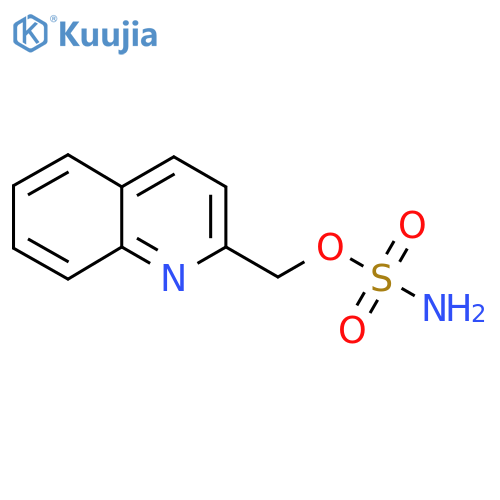 (quinolin-2-yl)methyl sulfamate structure