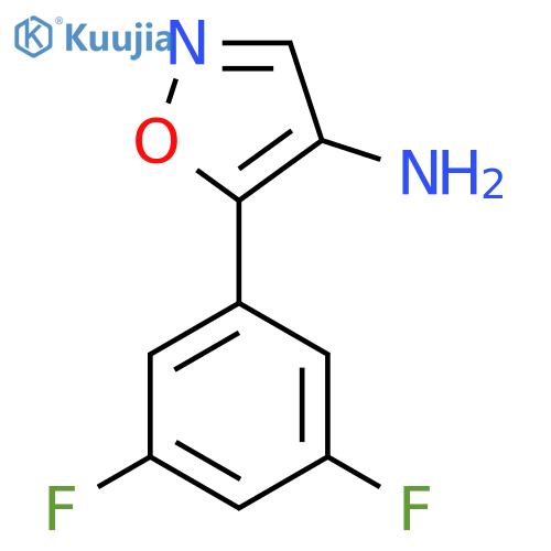 5-(3,5-difluorophenyl)-1,2-oxazol-4-amine structure