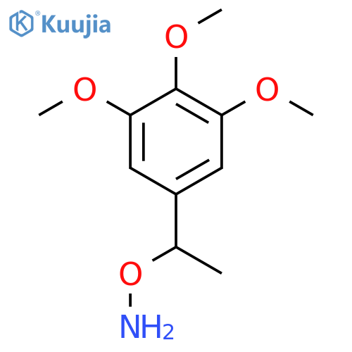 O-1-(3,4,5-trimethoxyphenyl)ethylhydroxylamine structure