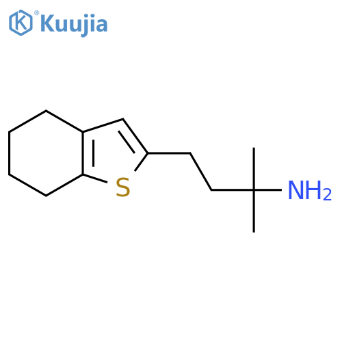 2-methyl-4-(4,5,6,7-tetrahydro-1-benzothiophen-2-yl)butan-2-amine structure