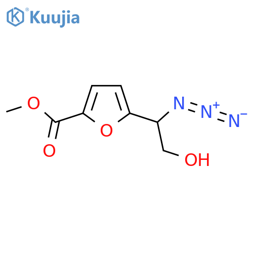 methyl 5-(1-azido-2-hydroxyethyl)furan-2-carboxylate structure