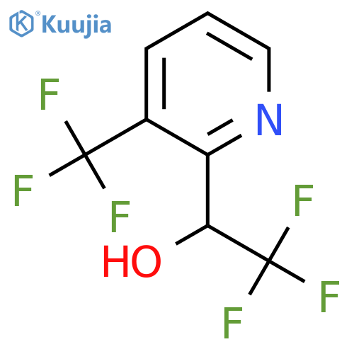 2,2,2-trifluoro-1-3-(trifluoromethyl)pyridin-2-ylethan-1-ol structure