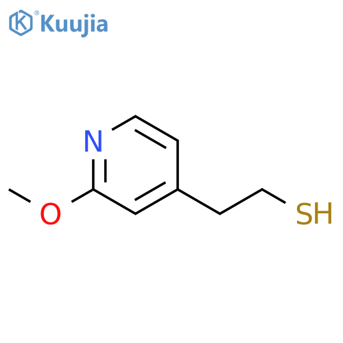 2-(2-methoxypyridin-4-yl)ethane-1-thiol structure