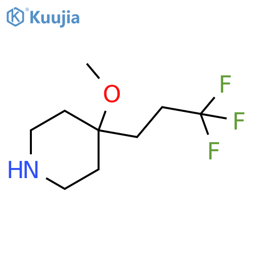 4-methoxy-4-(3,3,3-trifluoropropyl)piperidine structure