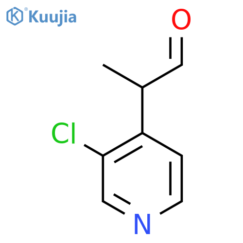 2-(3-Chloropyridin-4-yl)propanal structure