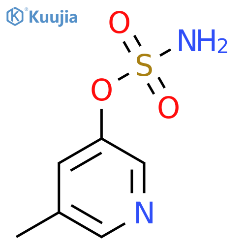 5-methylpyridin-3-yl sulfamate structure