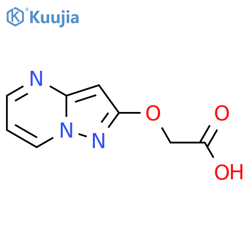 2-{pyrazolo1,5-apyrimidin-2-yloxy}acetic acid structure