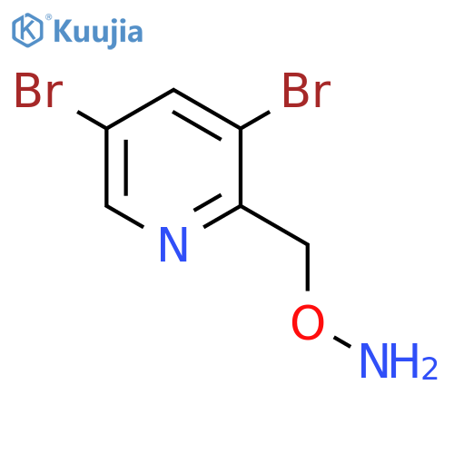 O-(3,5-dibromopyridin-2-yl)methylhydroxylamine structure