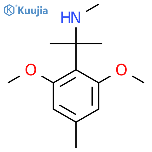 2-(2,6-dimethoxy-4-methylphenyl)propan-2-yl(methyl)amine structure