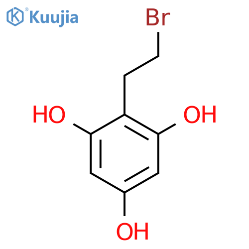 2-(2-bromoethyl)benzene-1,3,5-triol structure