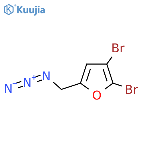 5-(azidomethyl)-2,3-dibromofuran structure