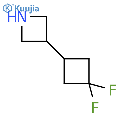 3-(3,3-difluorocyclobutyl)azetidine structure