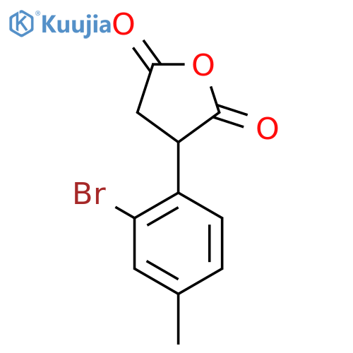 3-(2-Bromo-4-methylphenyl)oxolane-2,5-dione structure