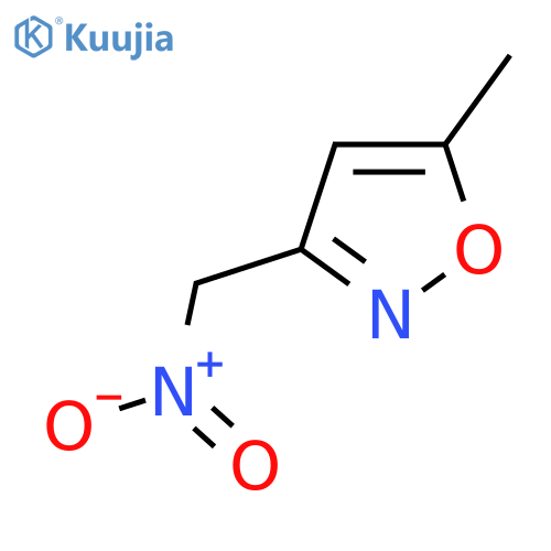 5-methyl-3-(nitromethyl)-1,2-oxazole structure