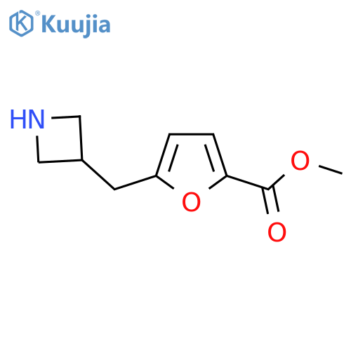methyl 5-(azetidin-3-yl)methylfuran-2-carboxylate structure
