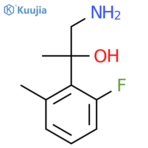 1-amino-2-(2-fluoro-6-methylphenyl)propan-2-ol structure